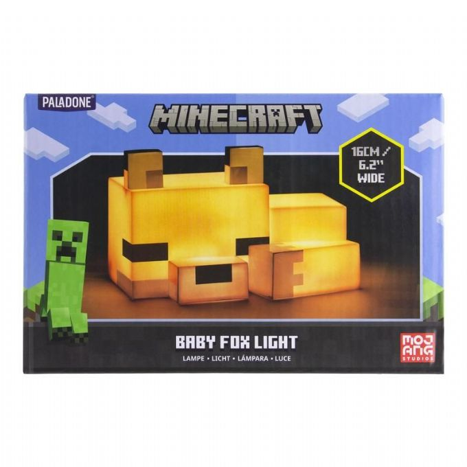 Minecraft Baby Fox Lampe version 2
