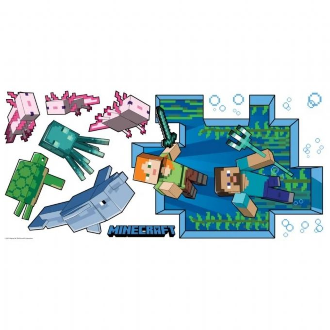 Minecraft giant wall stickers version 2