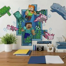 Minecraft giant wall stickers