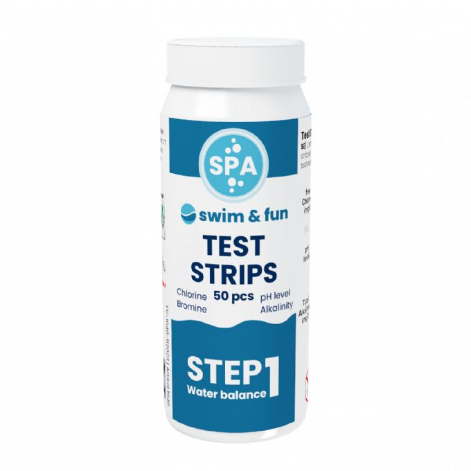 Teststrimler Spa pH/Klorid/Brom/Alkalite version 1