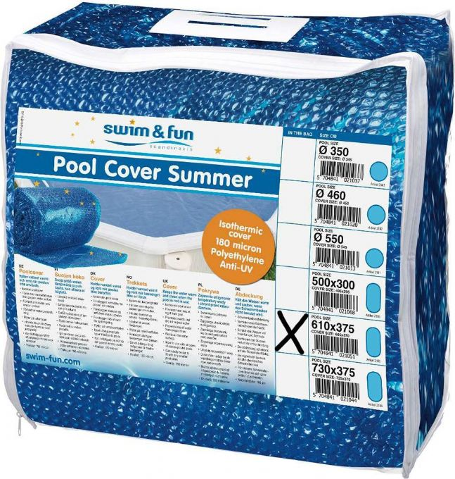 Pool Cover Summer 610 x 375cm 200 micron version 2
