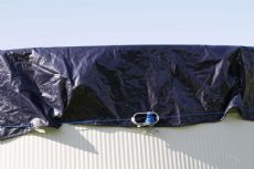 Pool cover winter 6.10x3.75m with wire lock