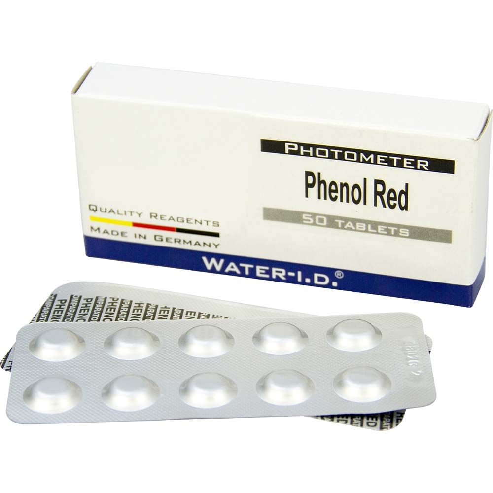 Pool Lab Refill Fenol Red, 50 tabletter