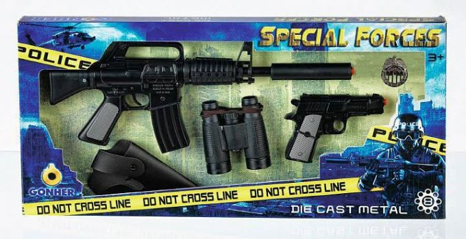 Specialforce metal legetøjsvåben