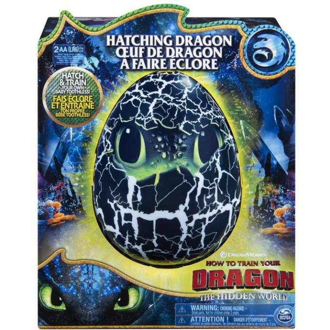 Hatchable Dragon Egg Toothless version 2