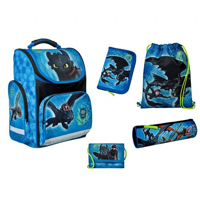 Dragons School bag with 5 parts version 1