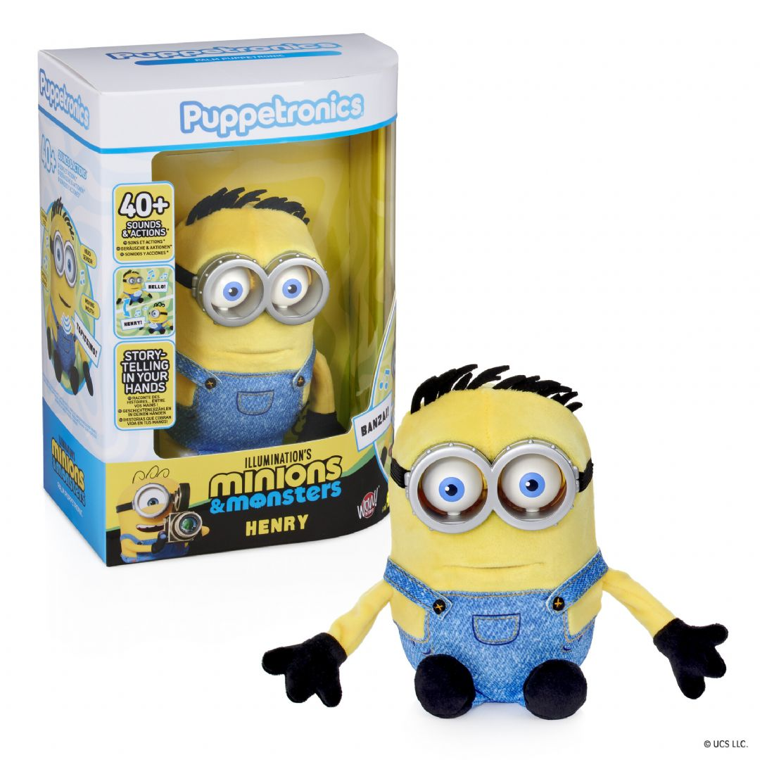 Minions Henry Puppetronic Dukke 25cm
