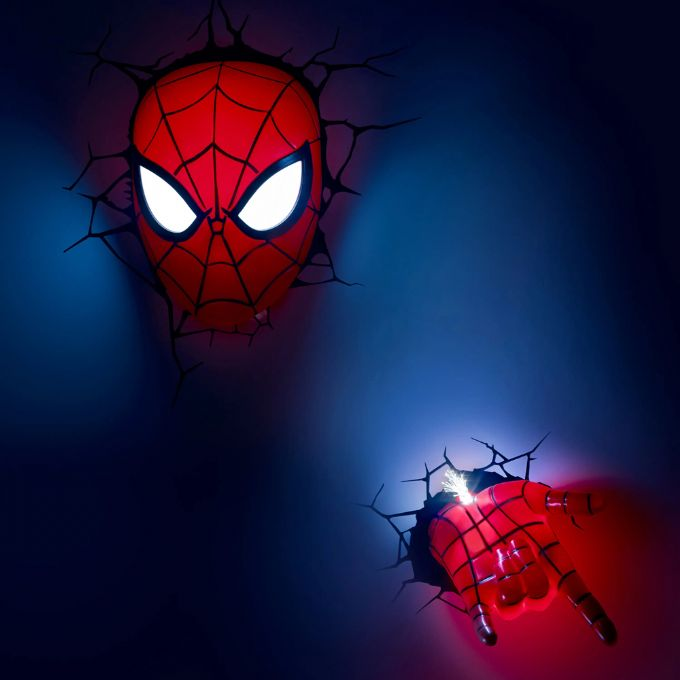 Ultimate Spiderman 3D vegglampe version 5