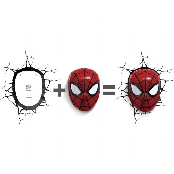 3D-seinvalaisin - Avengers Spiderman version 3
