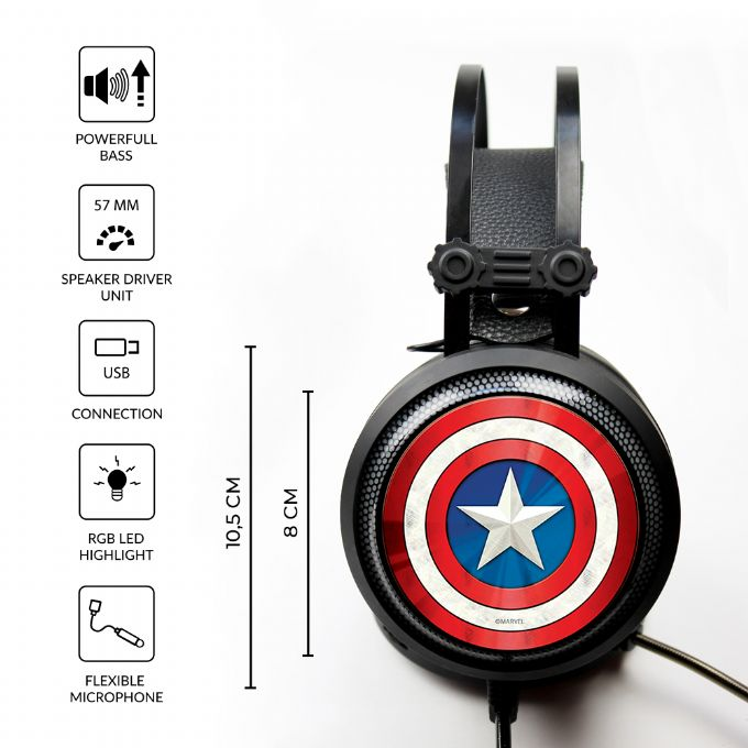 Captain America Gaming-Headset version 2