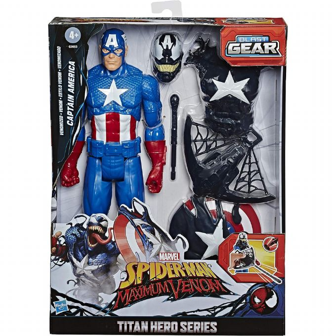 Spiderman Venom Captain Americ version 2