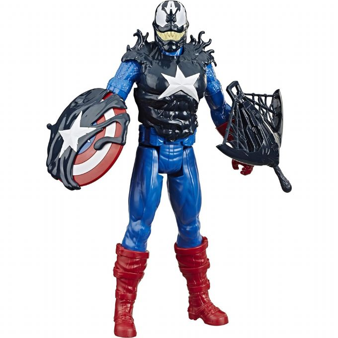 Spiderman Venom Captain Americ version 3