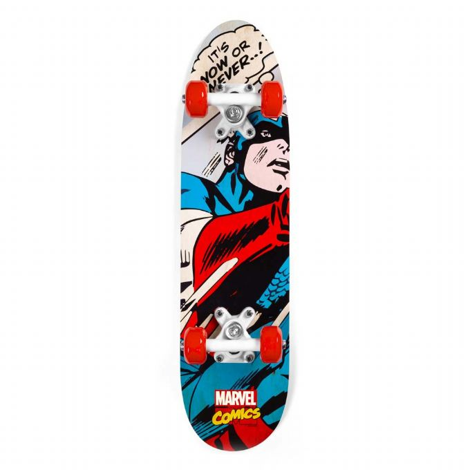 Captain America Wooden Skateboard version 2