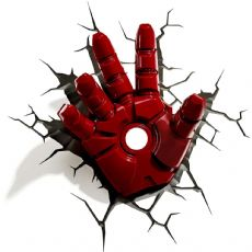 3D vglampe - Avengers Iron Man Hnd