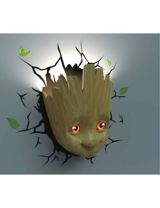 3D wall lamp - Marvel Baby Groot version 2