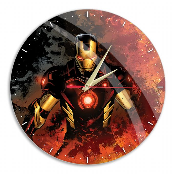 Analoginen Marvel Iron Man -seinkello version 1