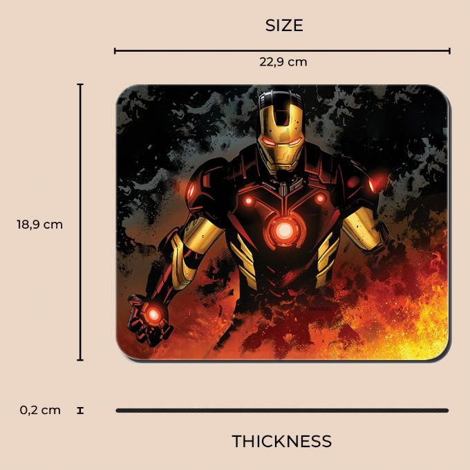 Marvel Iron Man Mouse Pad version 2
