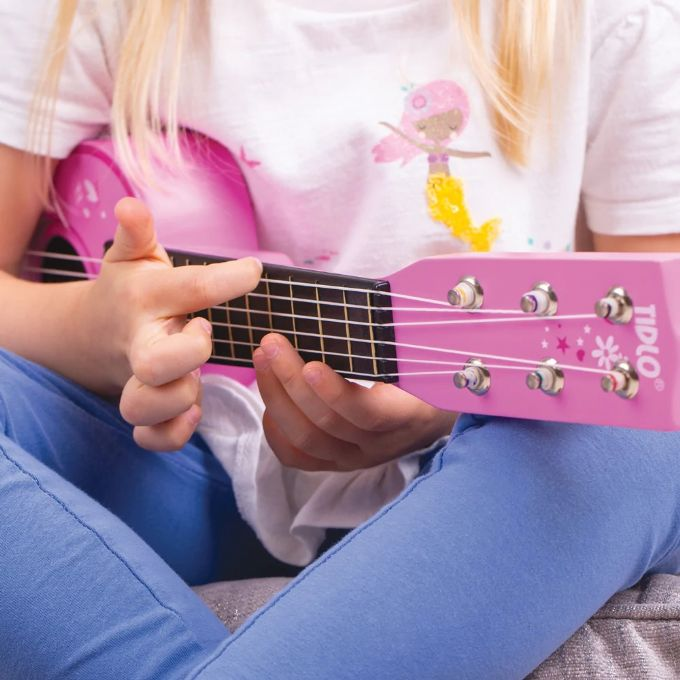 Vaaleanpunainen kitara version 5