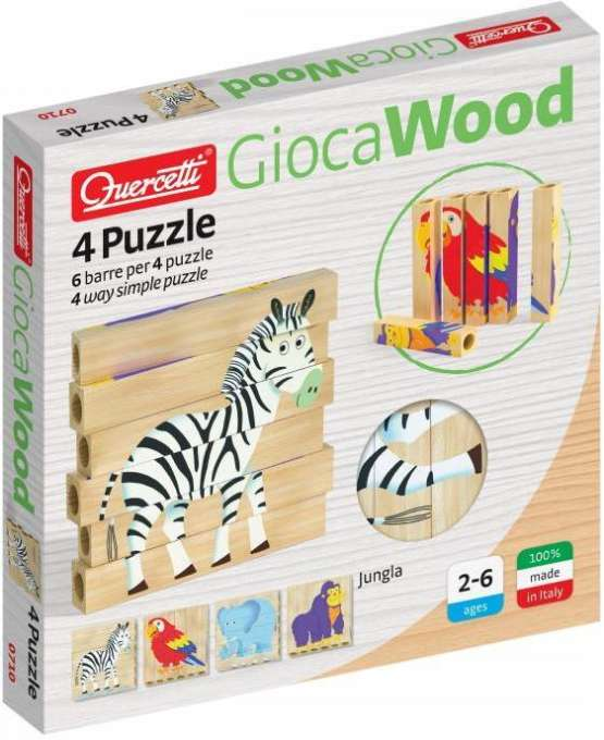 Holzpuzzle Dschungel version 2