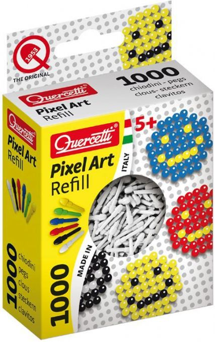Pixelstift 1000 hvit refill version 1