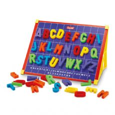 Magnetic board with letters