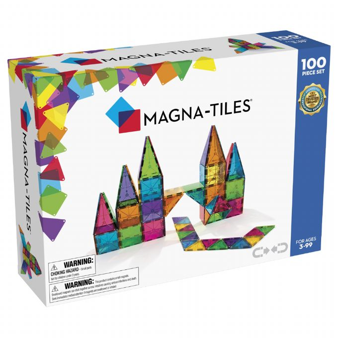Magna Tiles Clear Colors 100 Pieces version 2