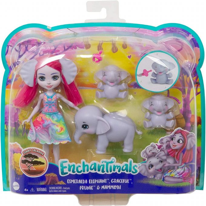 Enchantimals Emerald Elephant Doll version 2