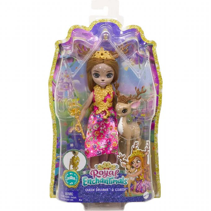 Royal Enchantimals Queen Daviana Doll version 2