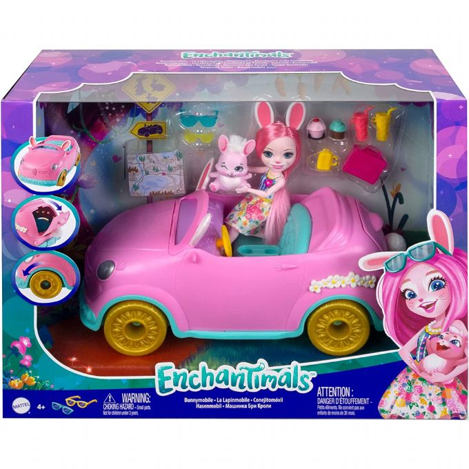 Enchantimals Bunnymobile autoleikkisetti version 2