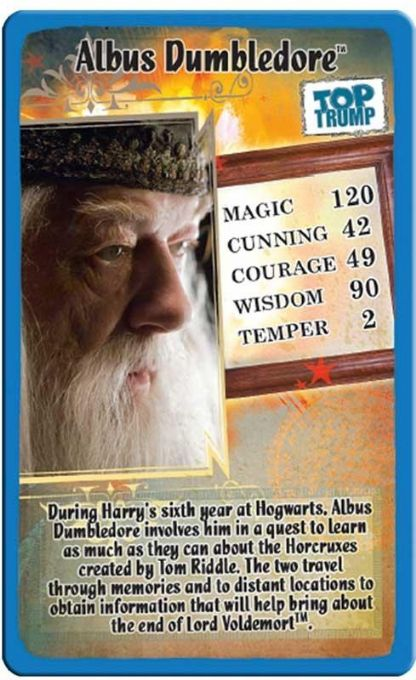 Harry Potter Top Trumps Cards version 2