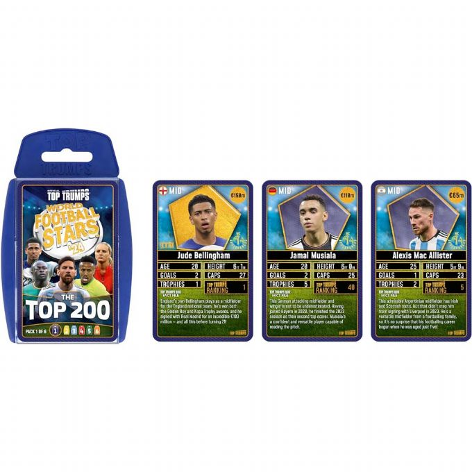 Top Trumps World Fodboldstjerner Pack 1 version 2