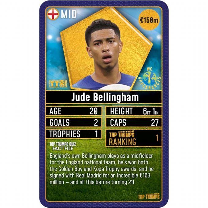 Top Trumps World Fodboldstjerner Pack 1 version 3