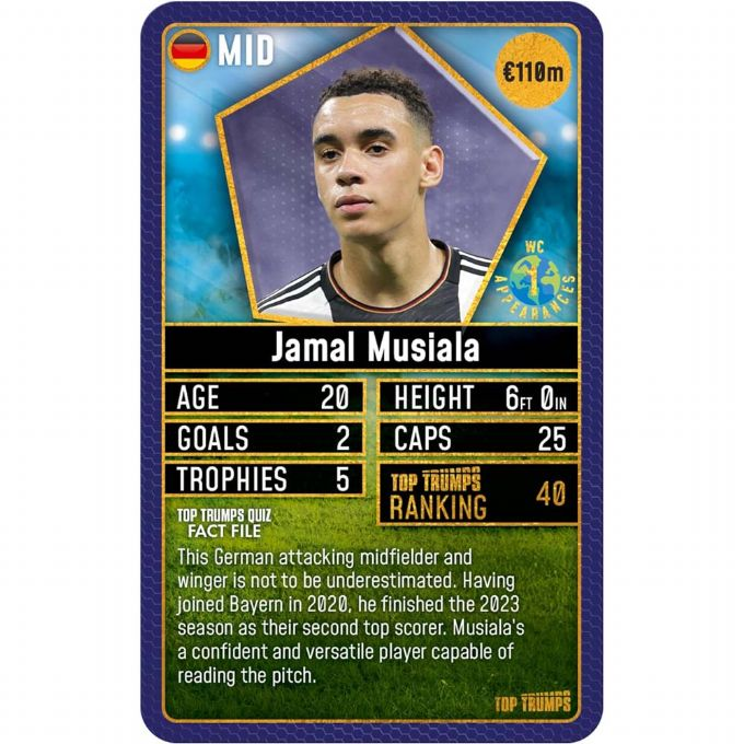 Top Trumps World Fodboldstjerner Pack 1 version 4