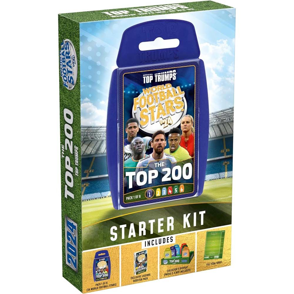 Top Trumps World Fodboldstjerner Top 200