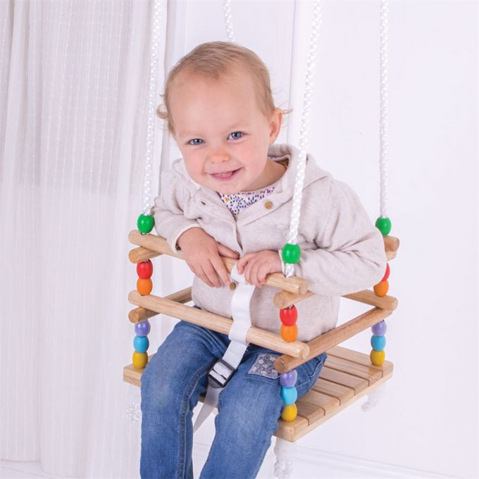 Swing for the little ones, wooden version 2