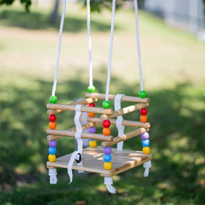 Swing for the little ones, wooden version 3