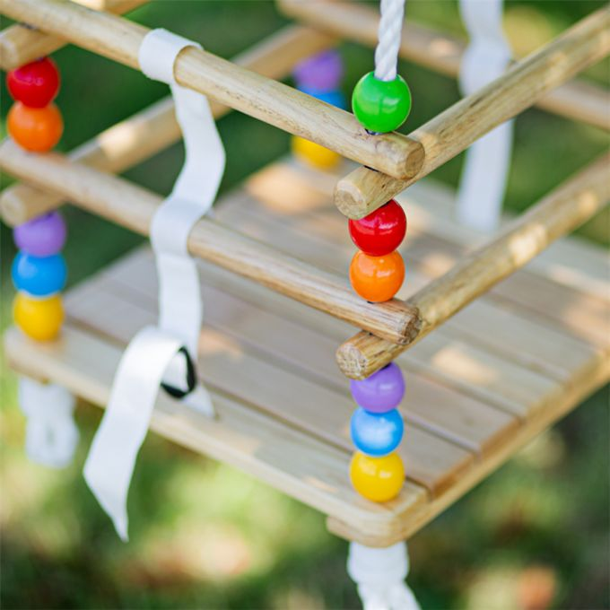 Swing for the little ones, wooden version 4
