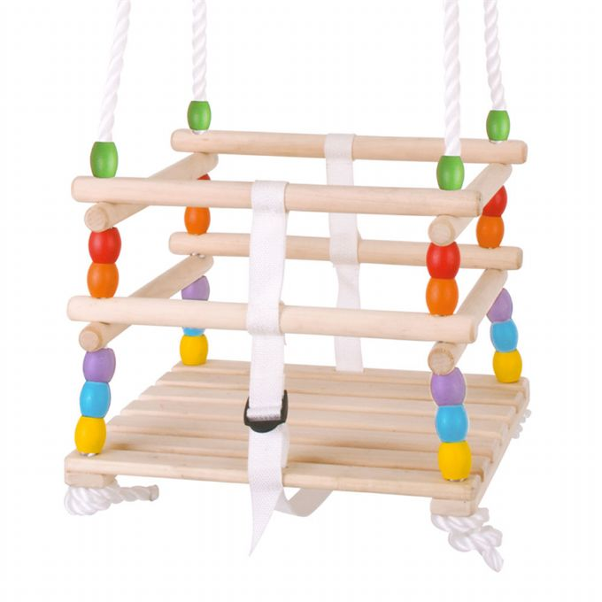 Swing for the little ones, wooden version 5