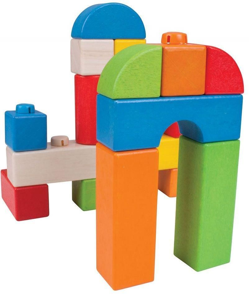 Klik blokit - väri 100kpl Bigjigs Rakennussarja 534038