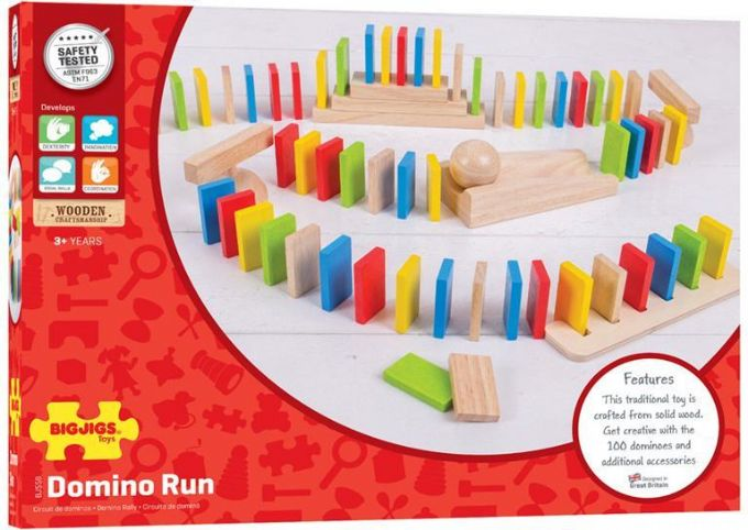 Domino Run - Bigjigs Games verschiedene 545 Shop 
