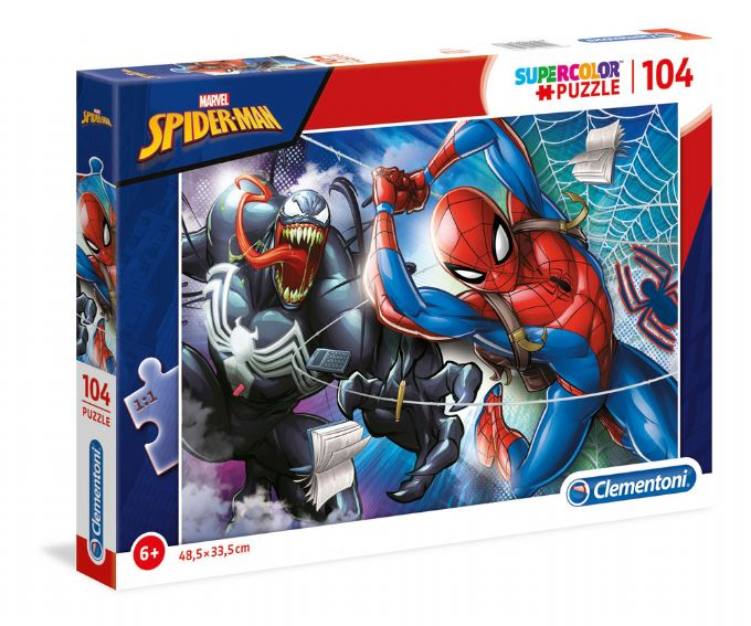 Spiderman puslespill 104 biter version 1