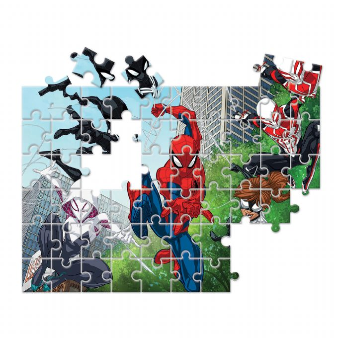 Spiderman puslespil 104 brikker version 2