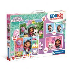 EDUKIT 4-i-1 Gabbys dukkehus