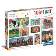 Puslespil 10-i-1 Noli Animal Friends