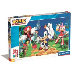 Puslespill Maxi - Sonic, 104 brikker