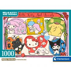 Puslespil Hello Kitty 2, 1000 brikker