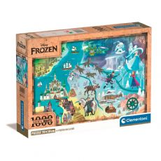 Puslespill Maps Frozen, 1000 brikker