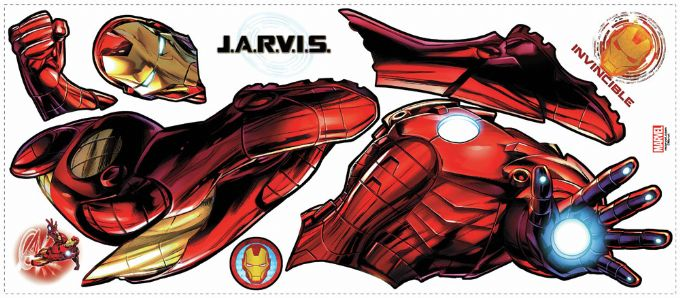 Iron Man Glow Wall Stickers version 2