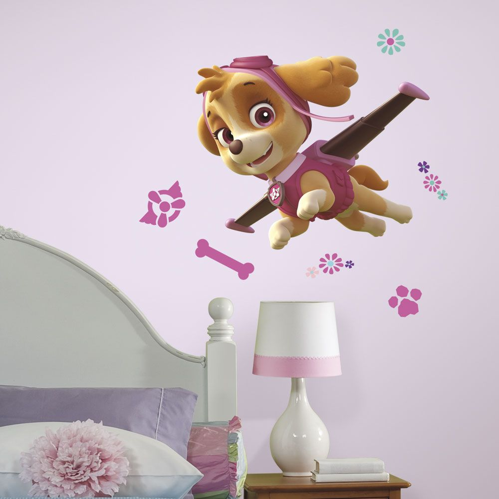 Paw Patrol Flying Skye Wallstickers