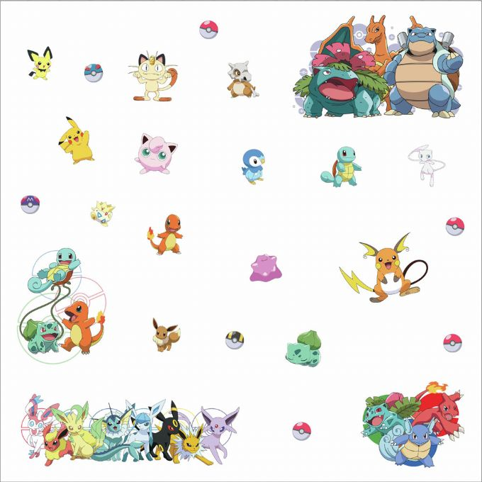 Pokemon Favorites Wall Stickers version 2